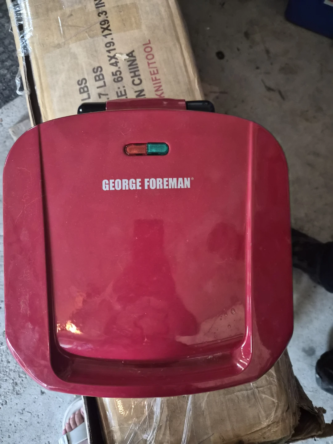George Foreman Red Electric Grill