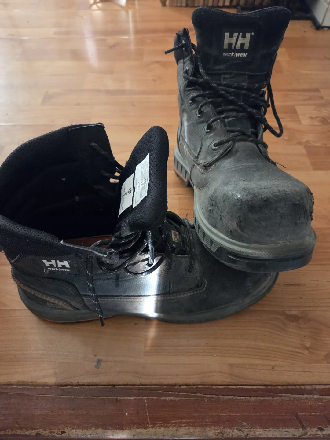 SIZE 13 HH Workwear Steel Toe Boots