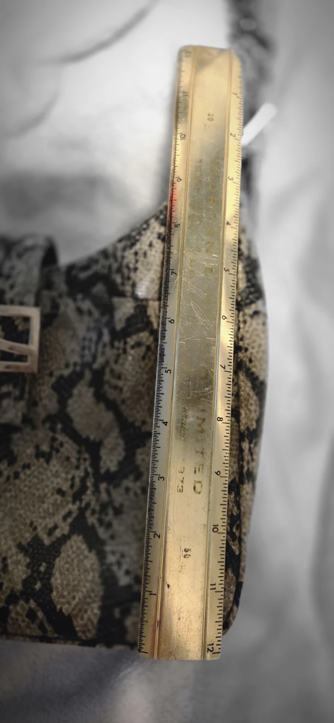 Snake Print Shoulder Bag - photo 2
