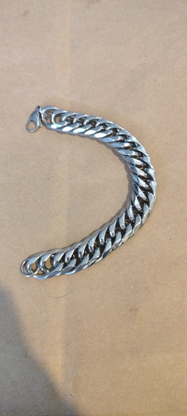 Silver Curb Chain Bracelet - photo 2