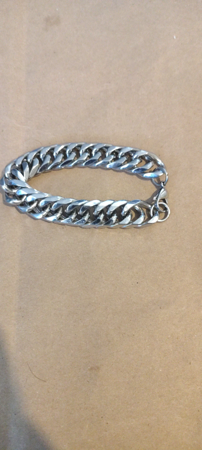 Silver Curb Chain Bracelet - photo 3