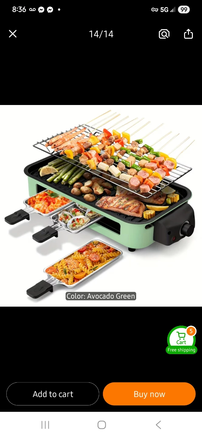 NEW 2-in-1 Indoor Electric Grill ☀️