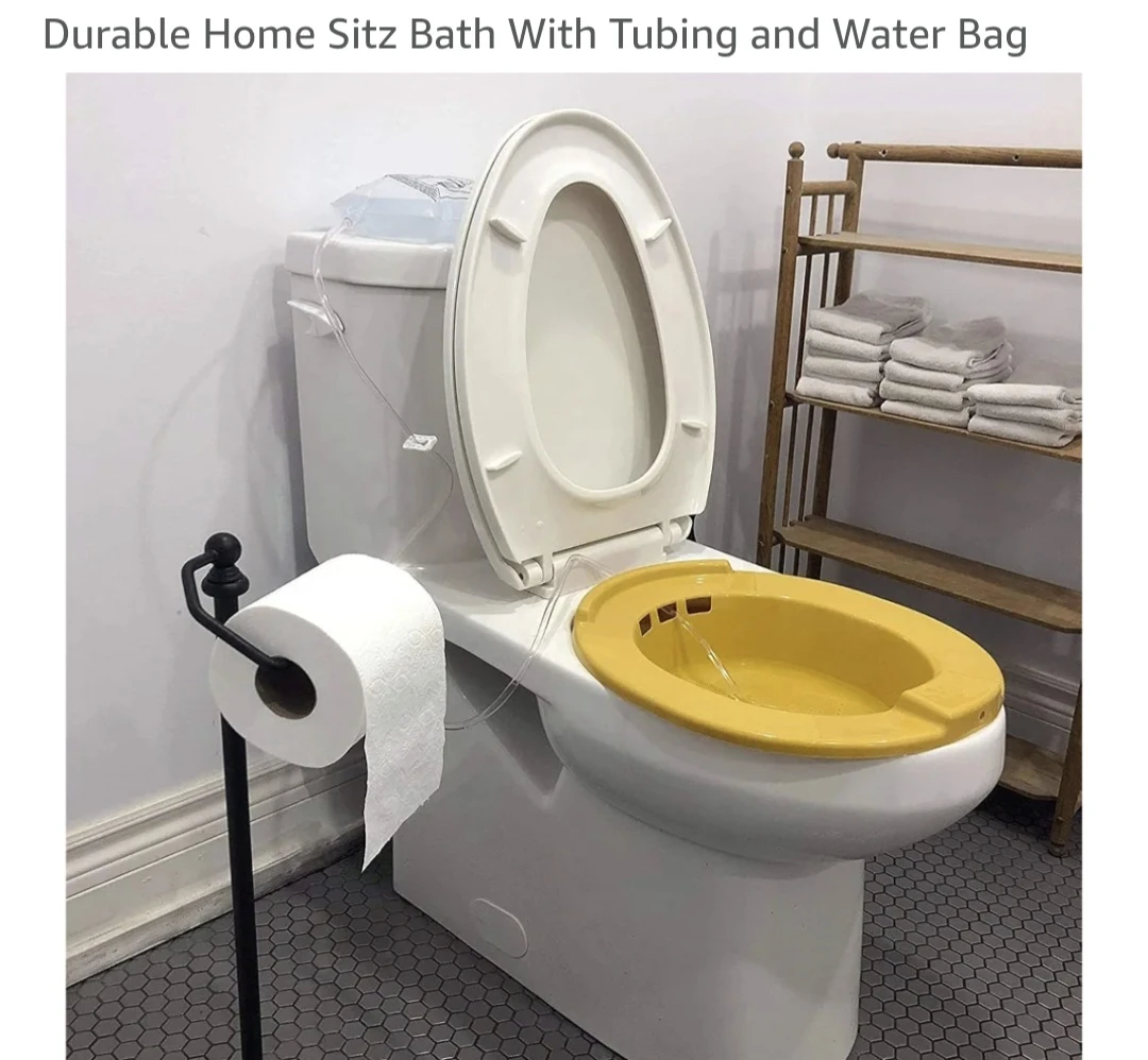 Avantia Durable Home Sitz Bath with Tubing and Water Bag