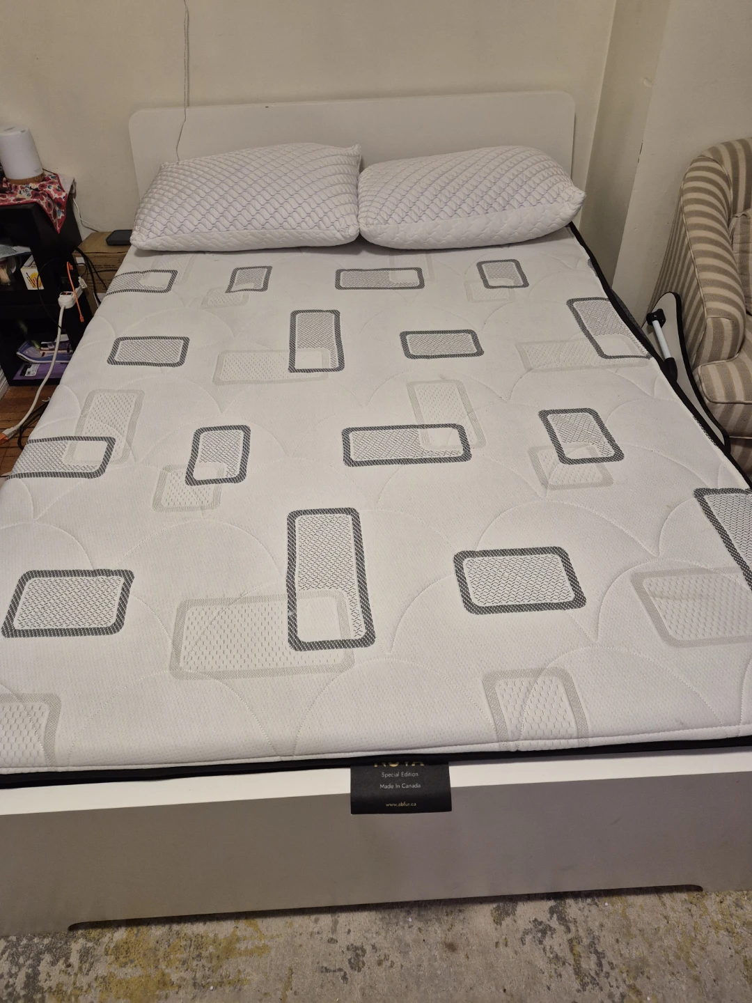 Full/Double Bed Frame + Mattress – $250