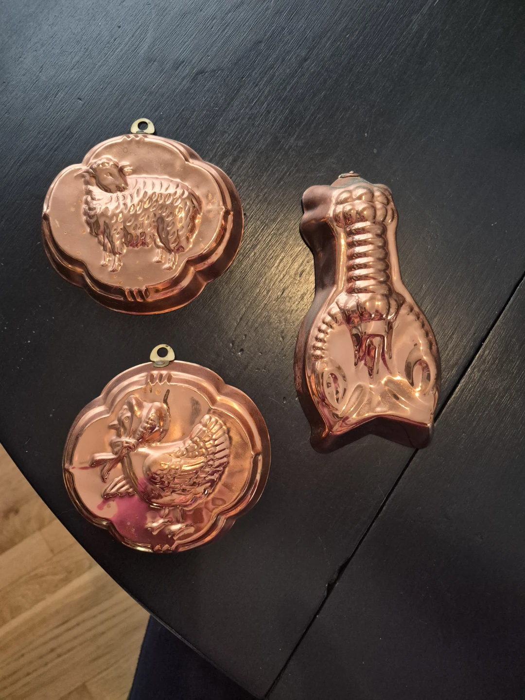 Copper Molds - Sheep, Chicken & Lobster