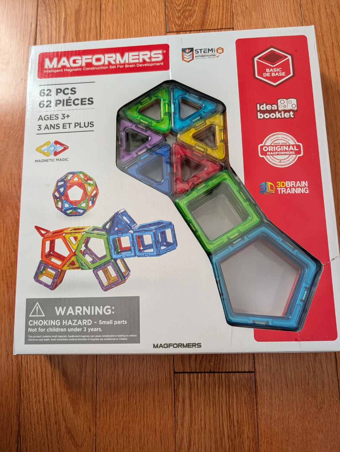 MAGFORMERS 62 Piece Magnetic Construction Set