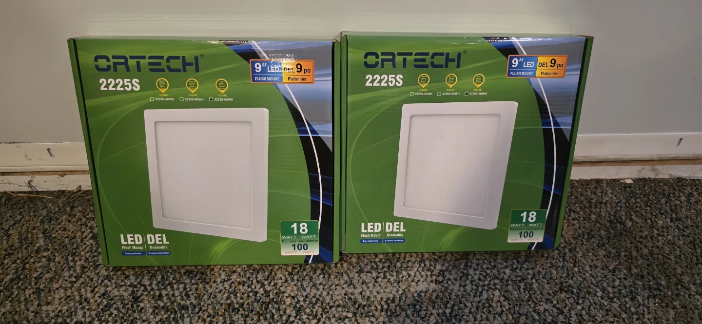 CRTECH 9" LED Flush Mount Light Fixture