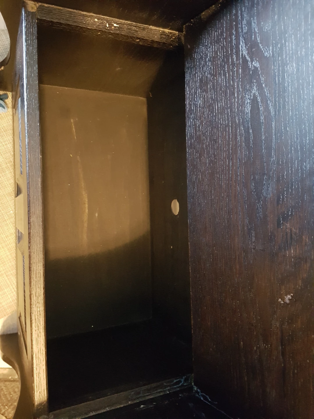Dark Wood Storage Bench - photo 4