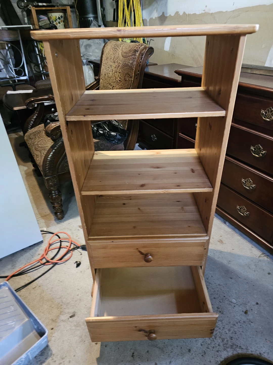 Pine Shelf with Drawers - photo 3