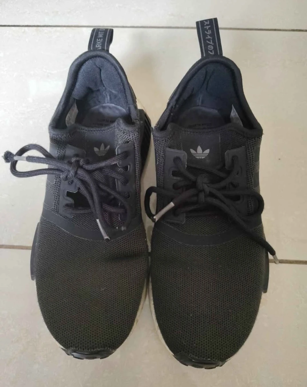 Adidas NMD R1 Triple Black – Size 5 US - photo 4
