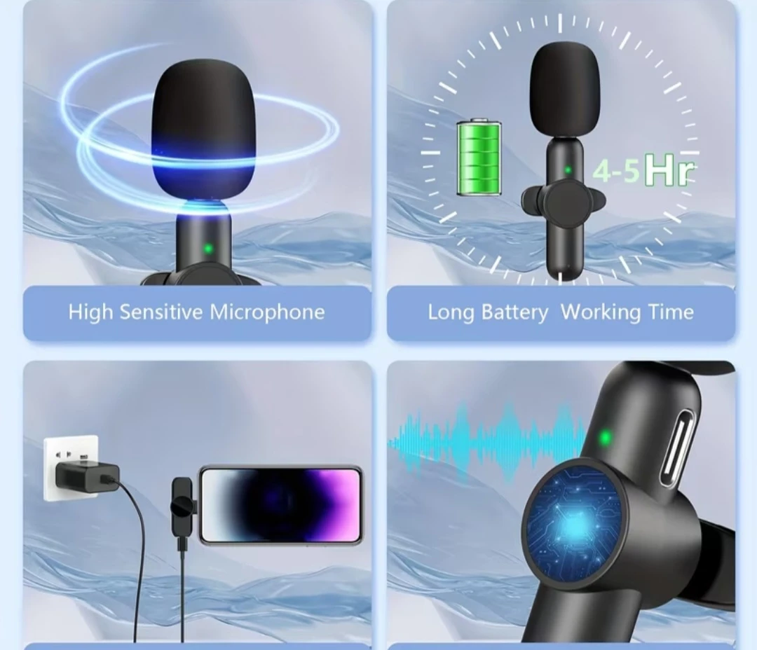 Wireless Lavalier Microphone Set for Smartphones - photo 4