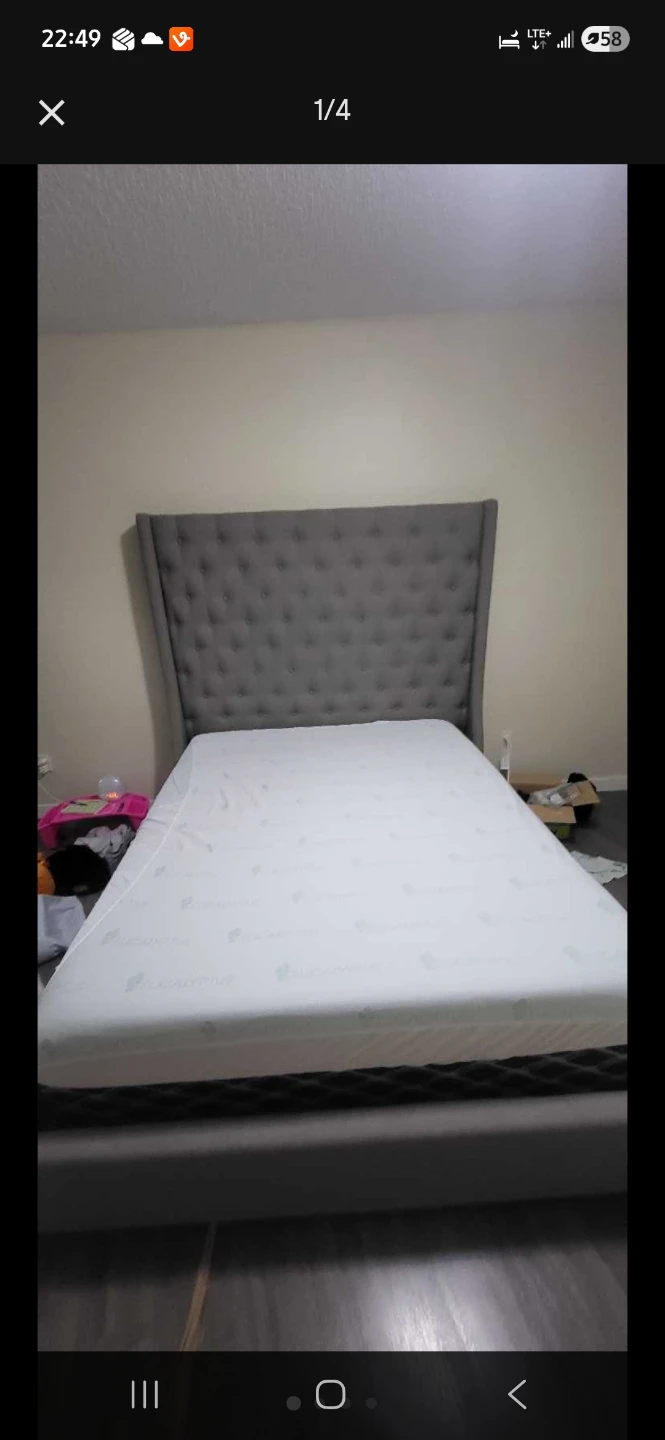 Queen bed frame
