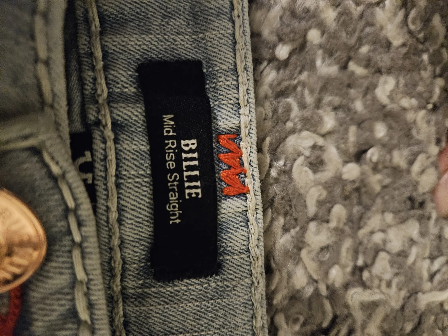 True Religion Billie Mid Rise Straight Jeans - photo 2