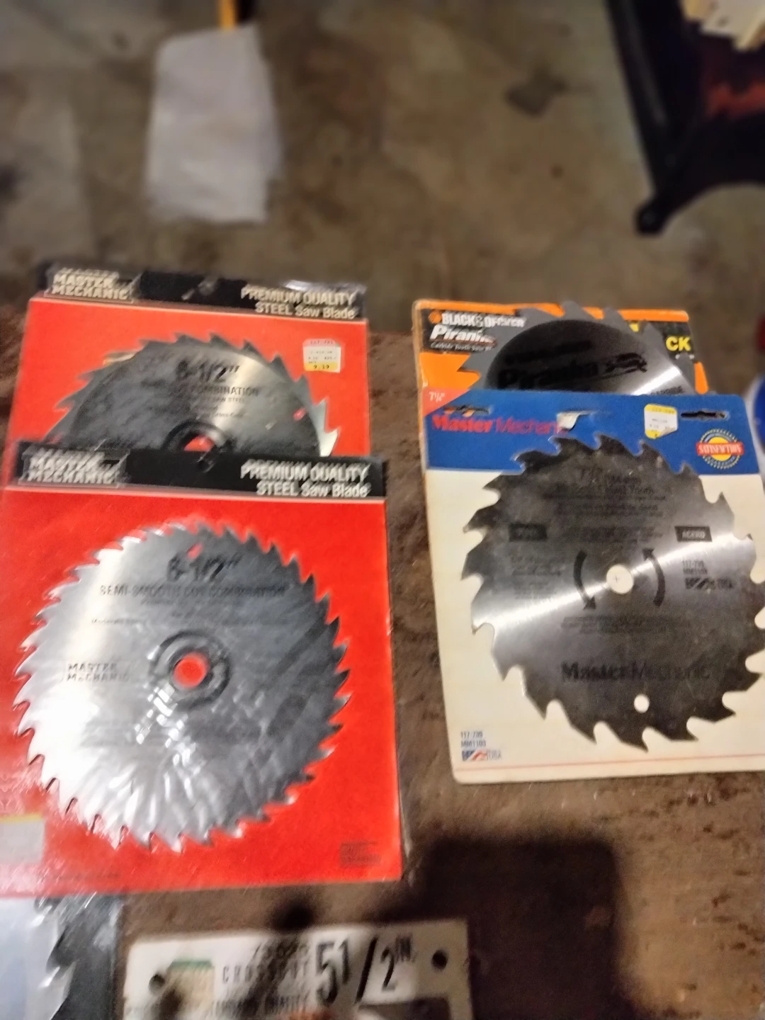 Lot of Master Mechanic & Black+Decker Saw Blades - photo 3