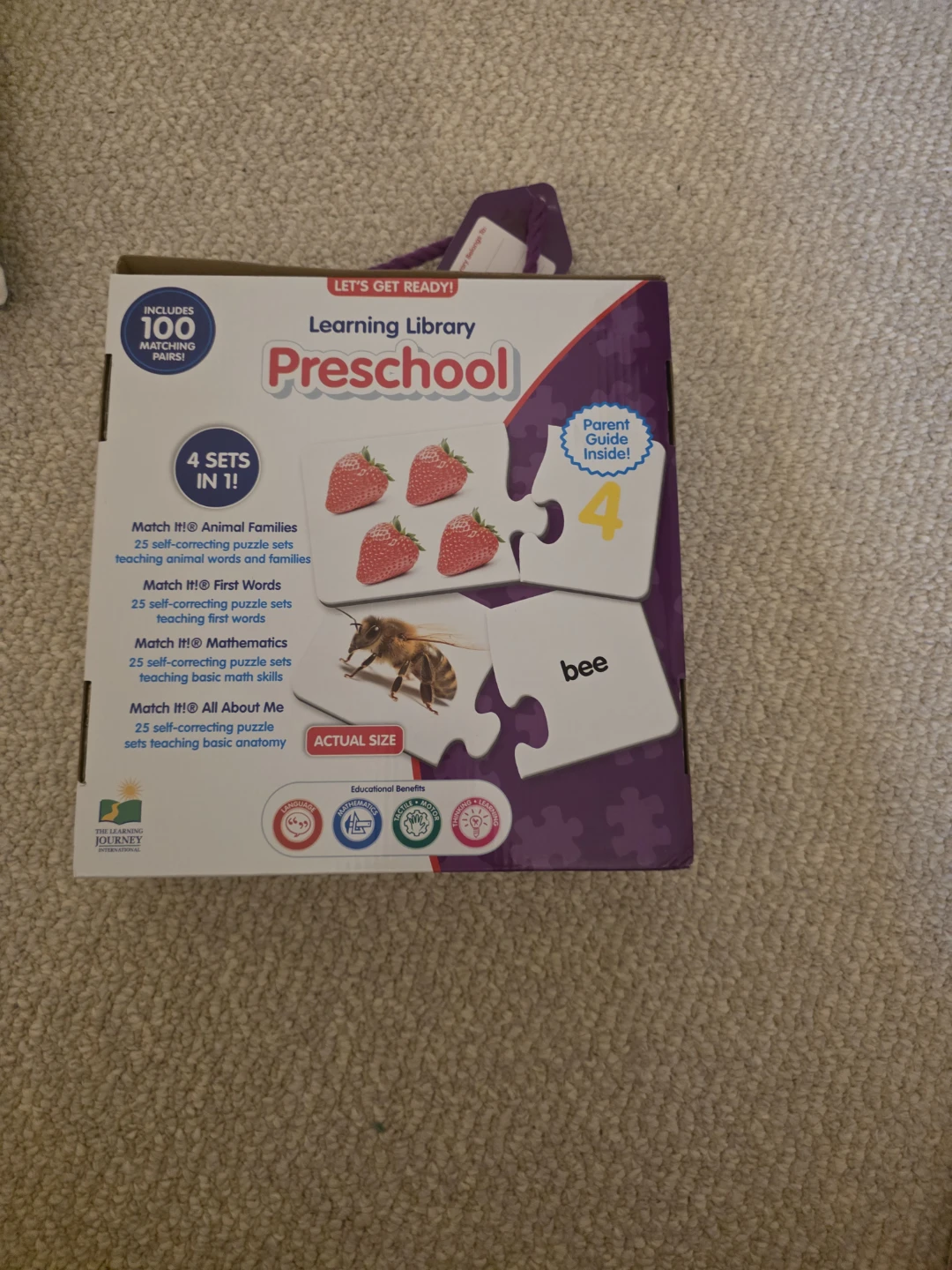 The Learning Journey Preschool Match It! Learning Games - photo 2