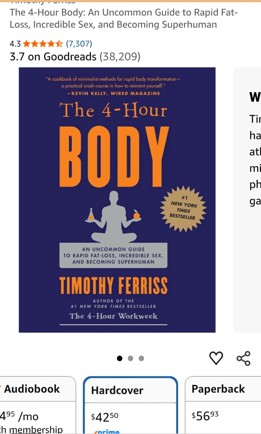 The 4-Hour Body by Timothy Ferriss