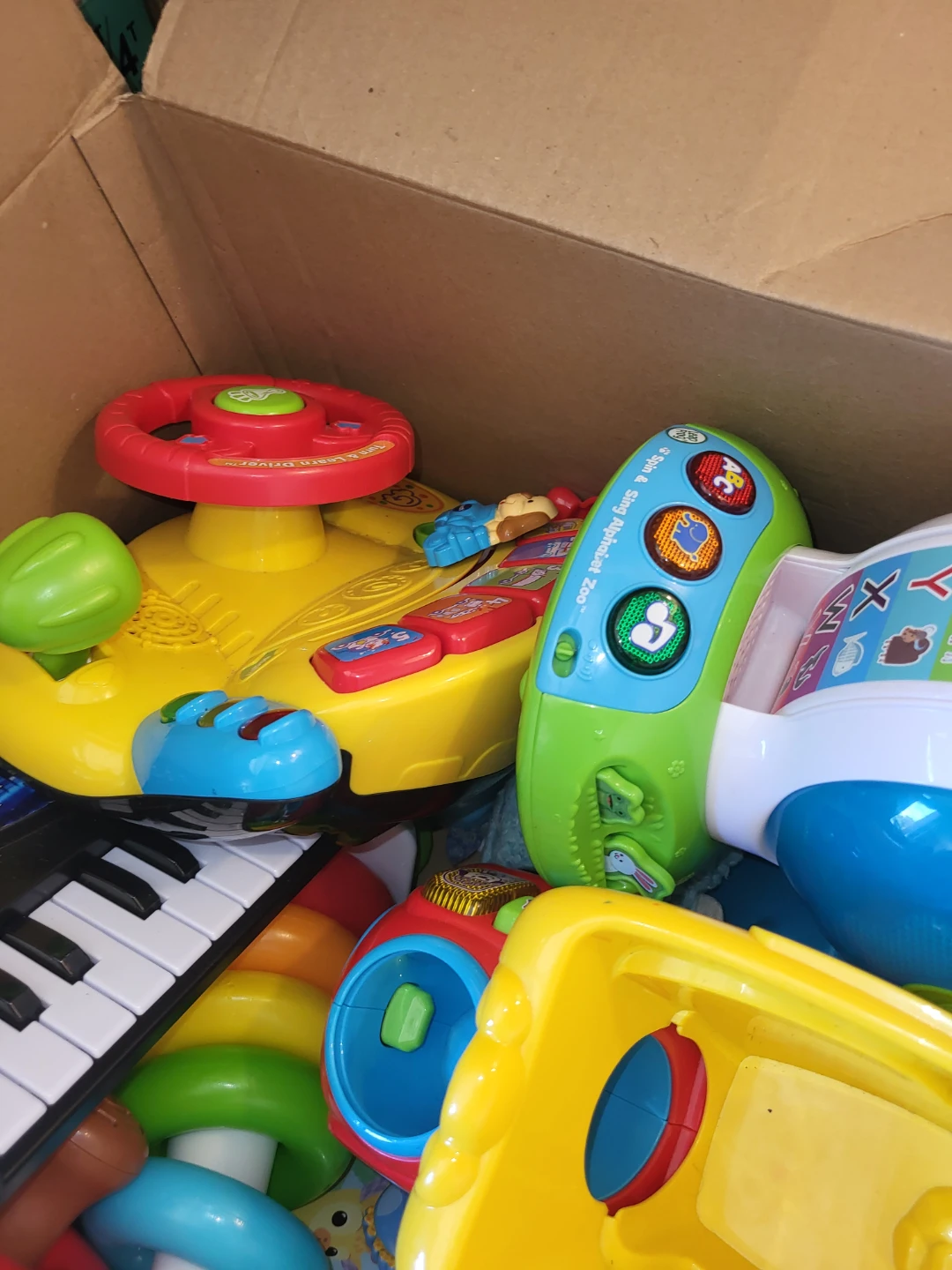 Kids' Toy Bundle - Piano, Bus, Turtle & More - photo 2