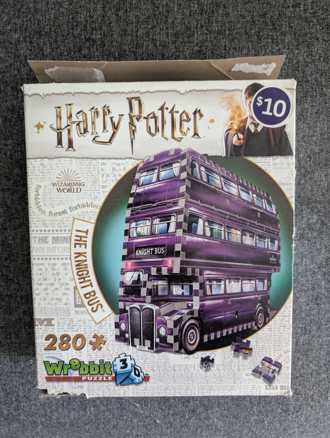 Harry Potter Knight Bus Wrebbit 3D Puzzle 280 Pieces