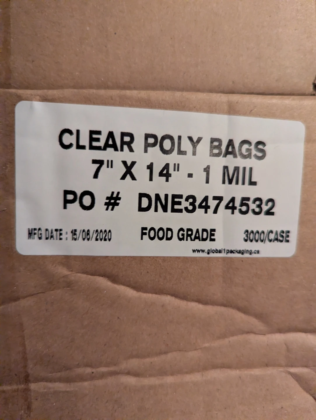 SEND OFFERS: NEW APPROX 18,000 7"x 14" clear poly bags - photo 2