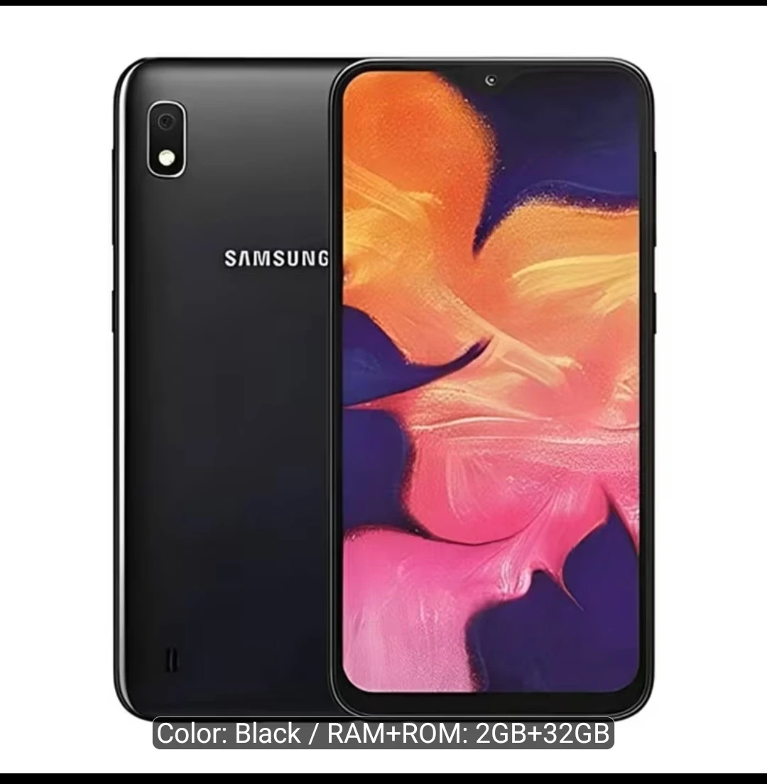 Samsung Galaxy A10 Smartphone - Black, 32GB Storage