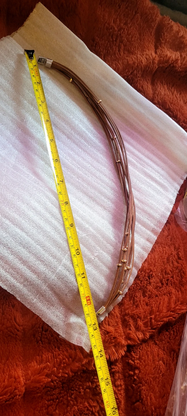 Layered Leather Bracelet with Magnetic Clasp - photo 5