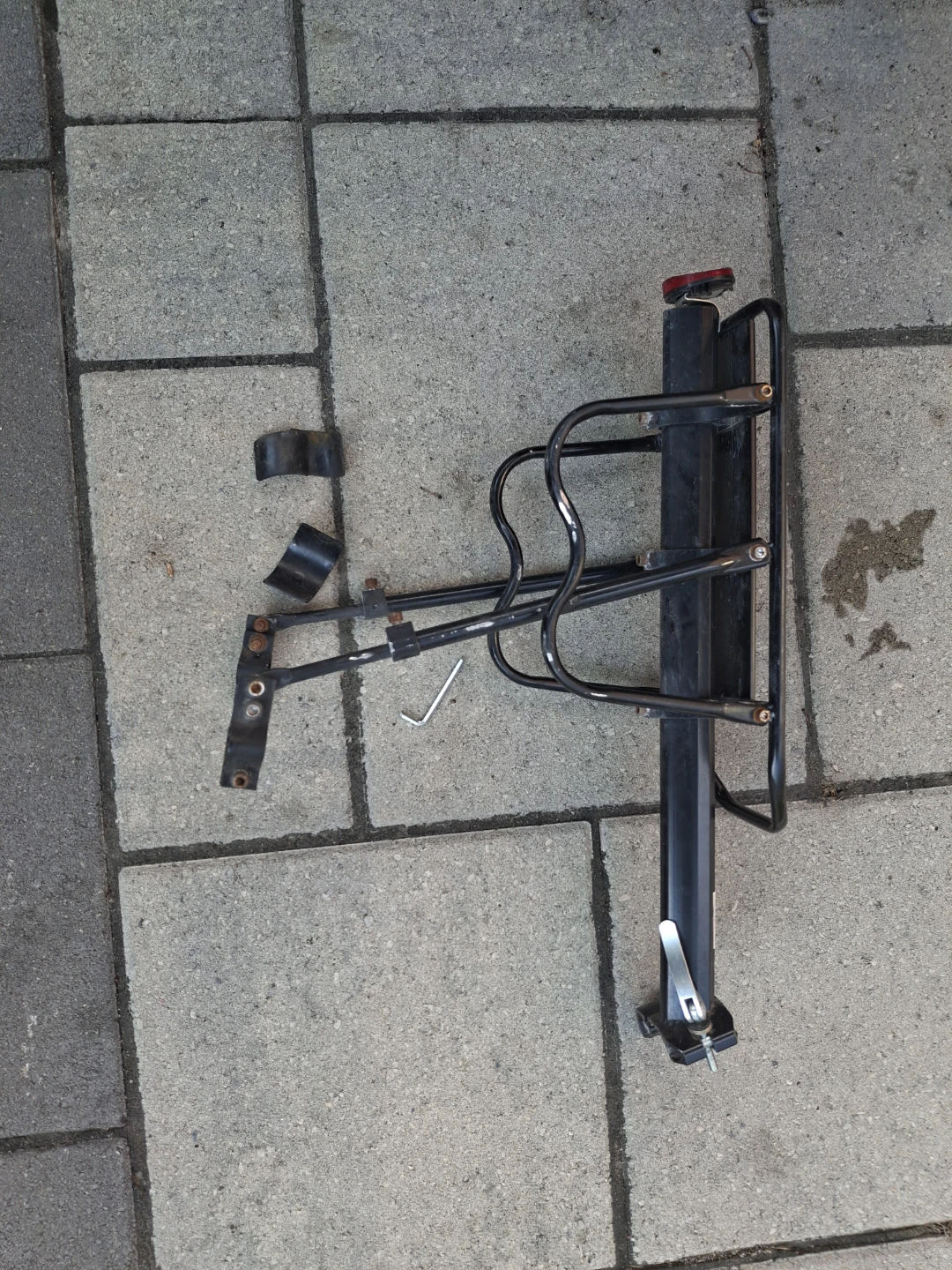 Black Bike Rear Rack