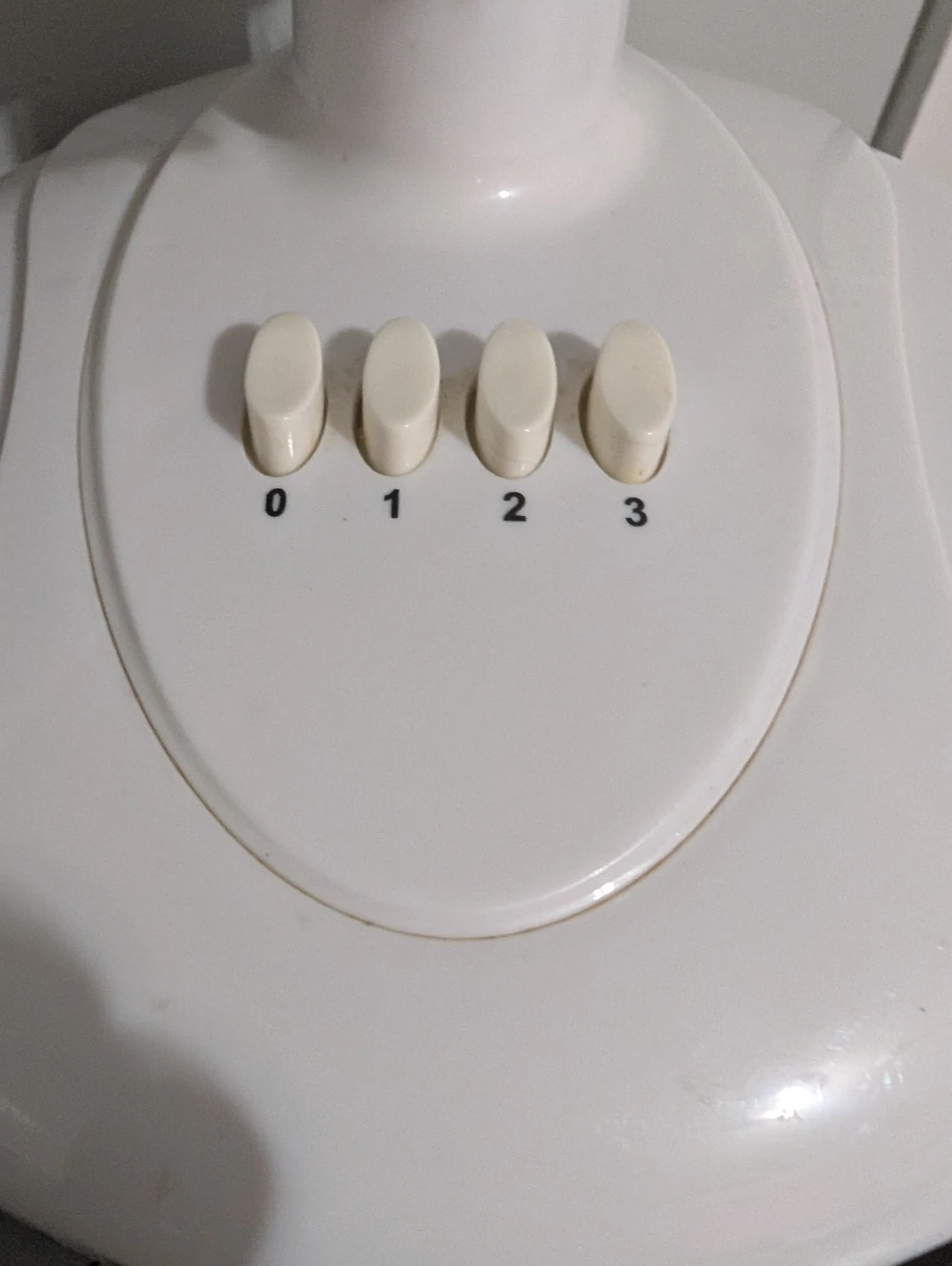 Classic White Table Fan - photo 2