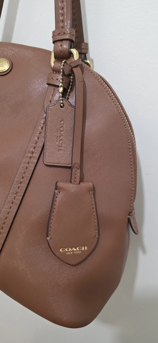 Coach Brown Leather Dome Satchel Bag - photo 3