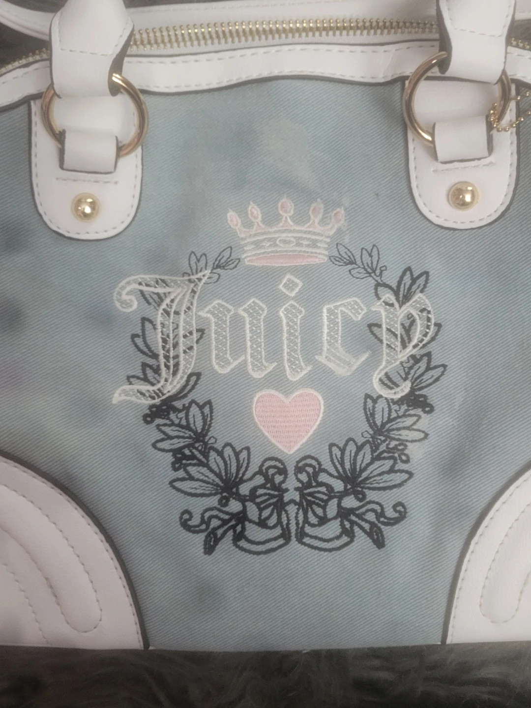 Juicy Couture Denim Heritage Satchel - photo 2
