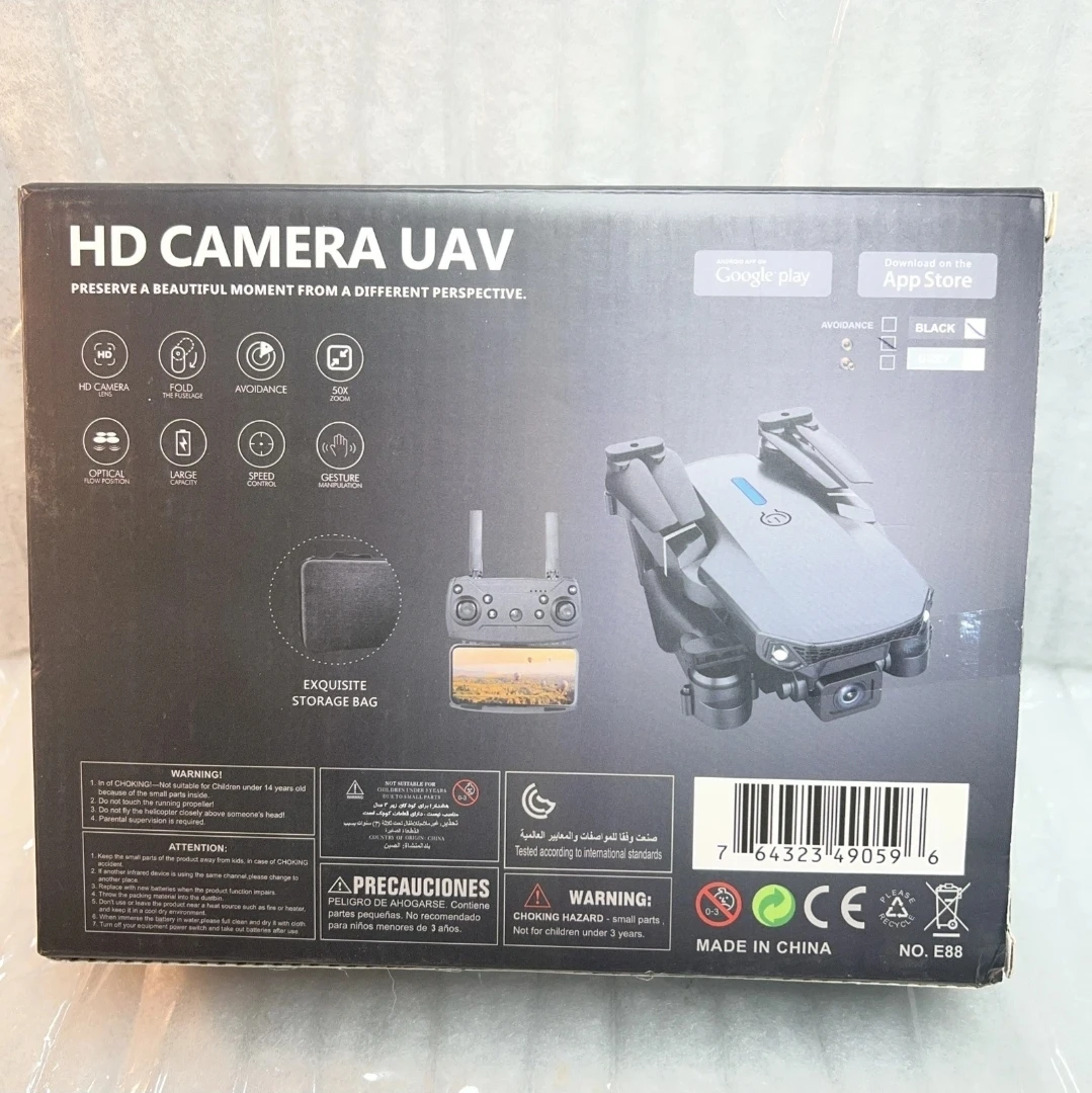 Foldable Drone E88 Dual Cameras 8K Ultra Pro - photo 3