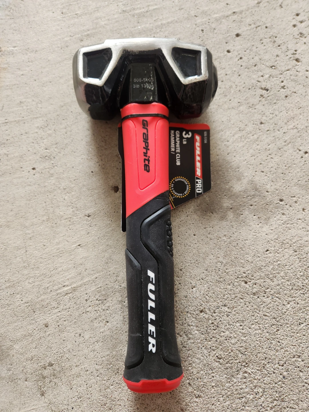 Fuller Pro 3 lb Graphite Club Hammer