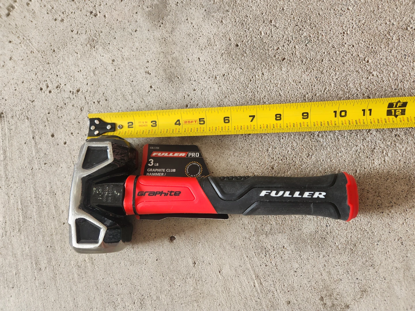 Fuller Pro 3 lb Graphite Club Hammer - photo 3