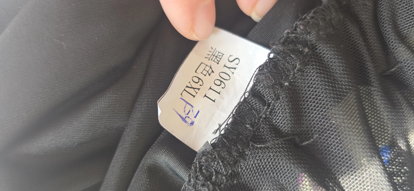 Black One-Piece Swimsuit (6XL) - photo 2