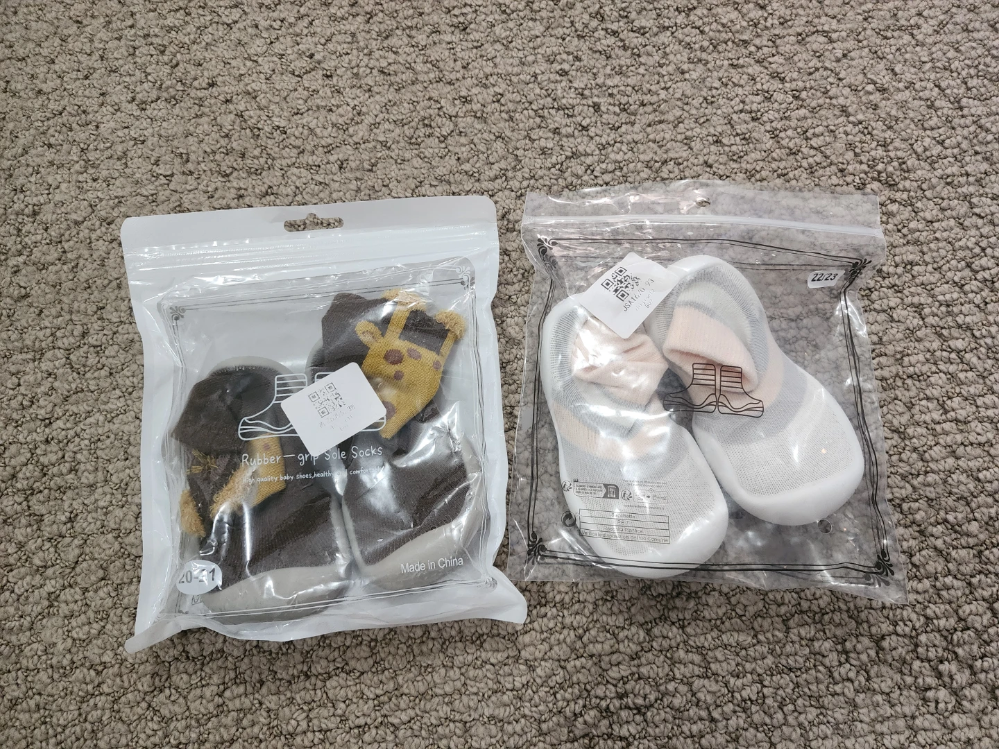 Baby Rubber Grip Sole Socks
