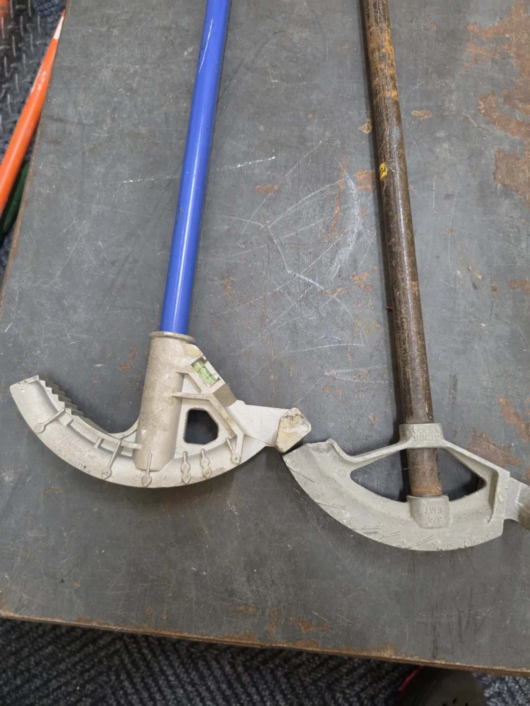 Used Electrician's Conduit Bender Tool Set