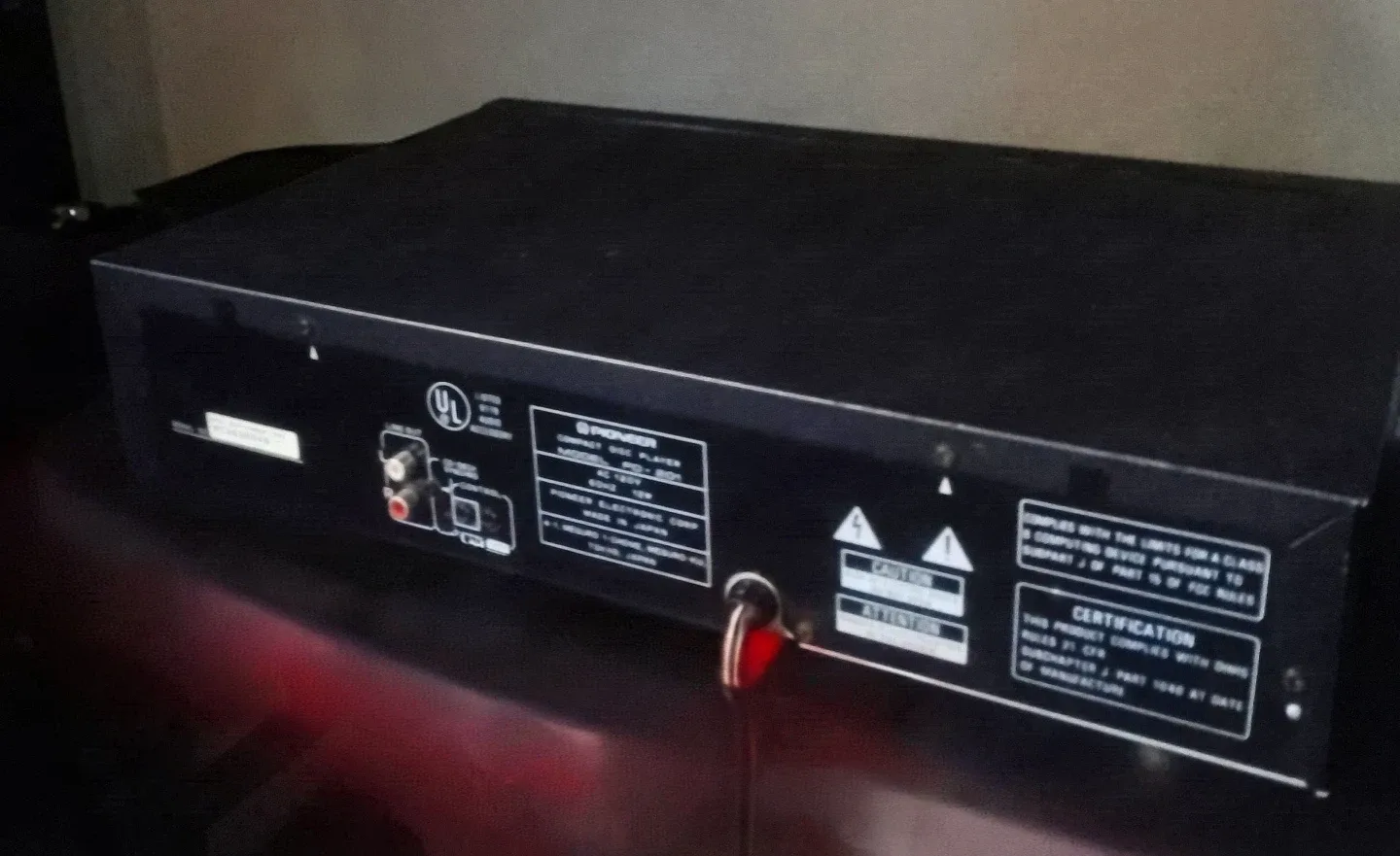 Pioneer PD-X21 Compact Disc Player - photo 3