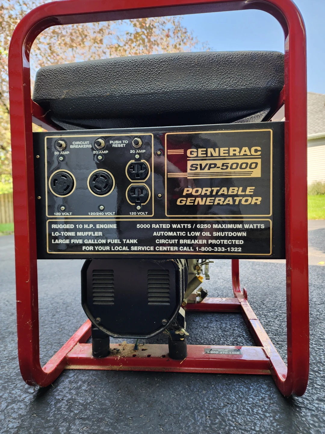 5000 Watt Portable Generator - photo 2