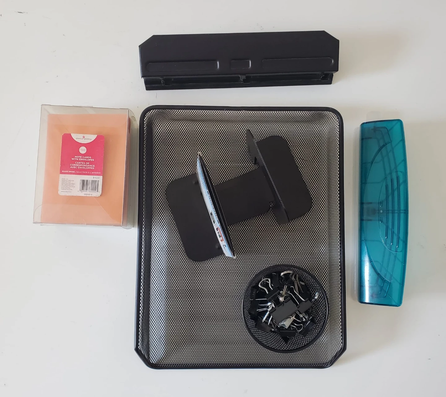 Office Supplies – Casio Calculator, Mesh Tray & Desk Organizers - photo 2