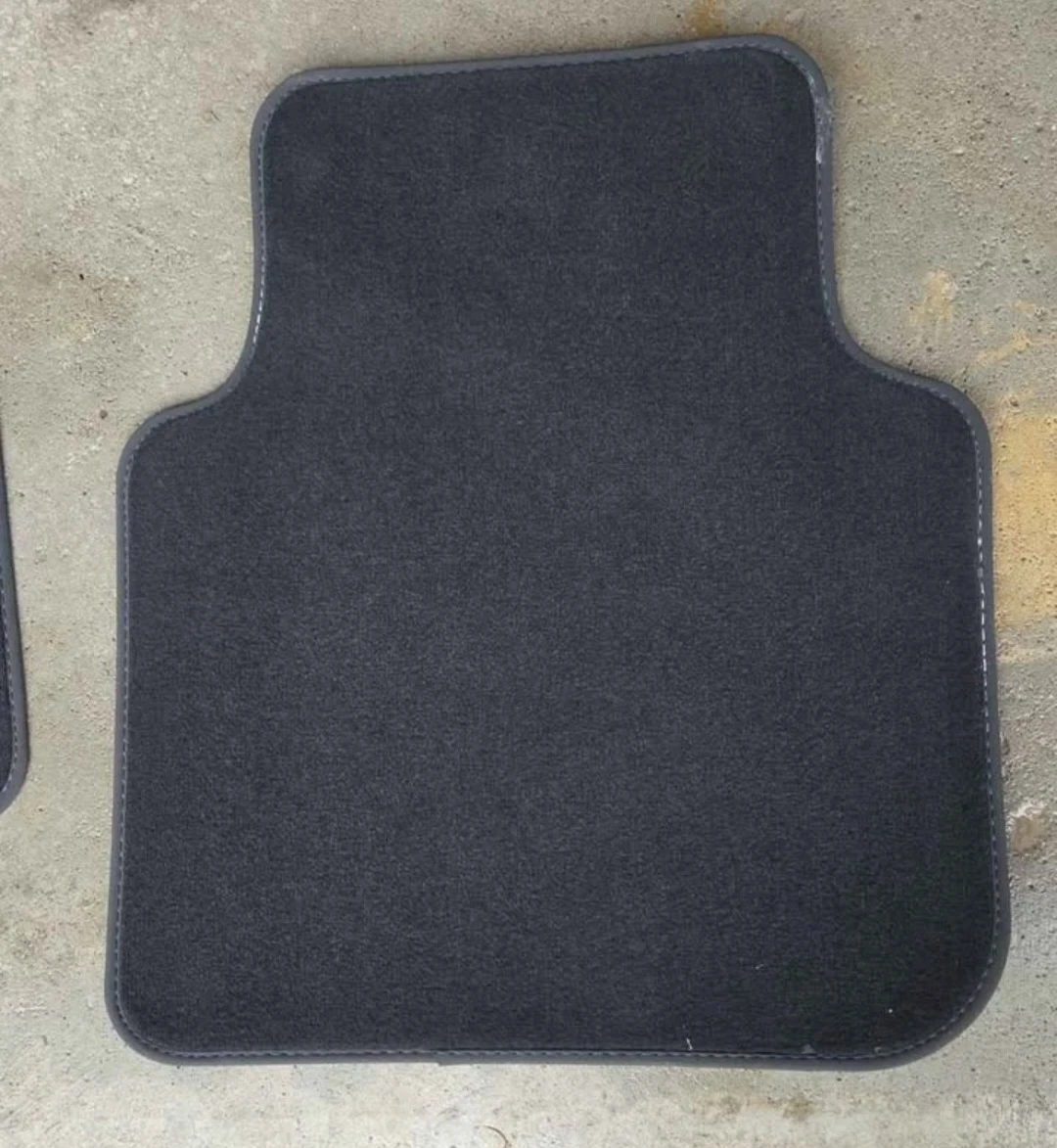 Set of 4 Black carpet floor mats from a 2012 dodge grand caravan - photo 5