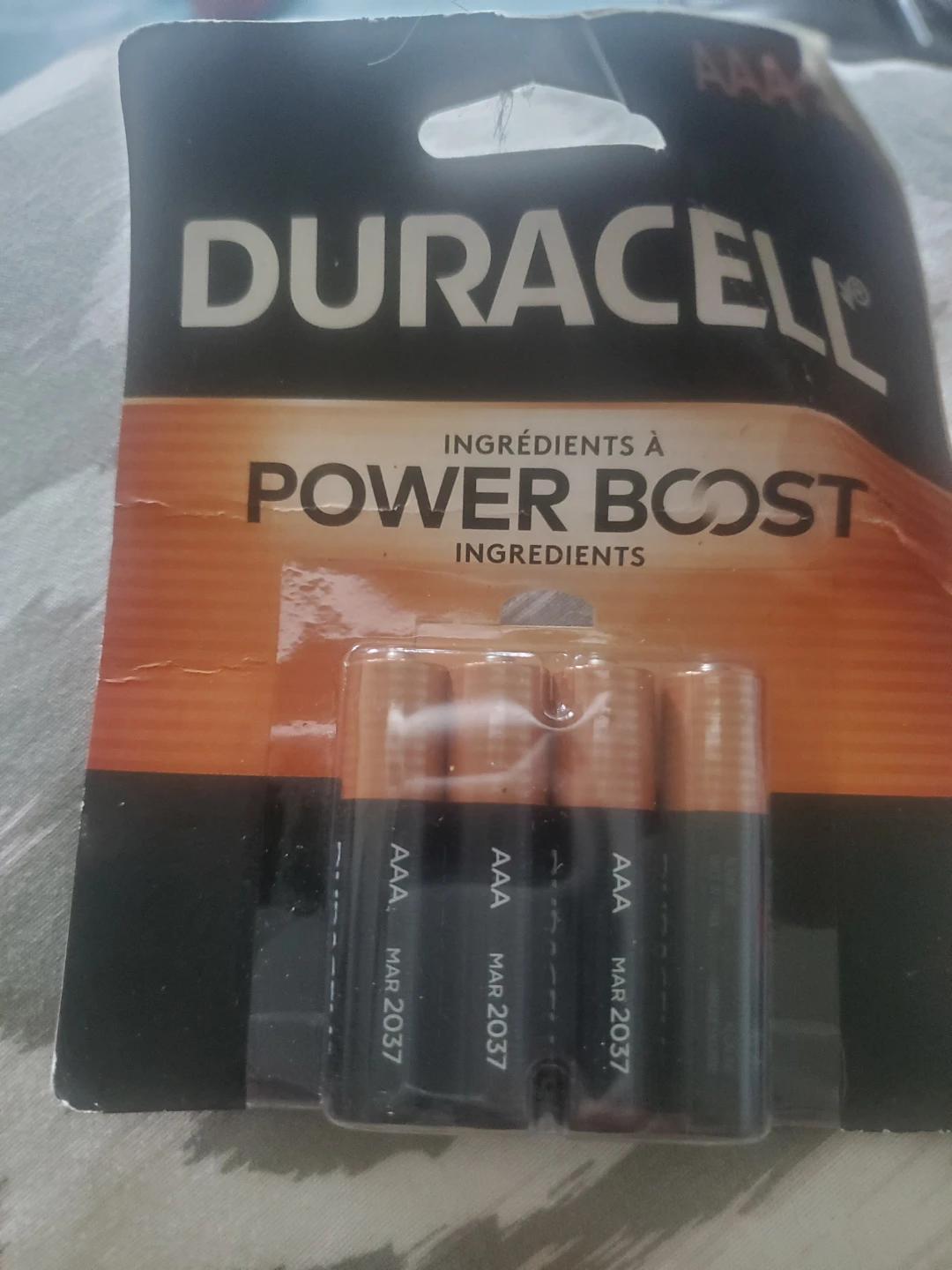 Duracell AAA Power Boost Batteries (4-Pack)
