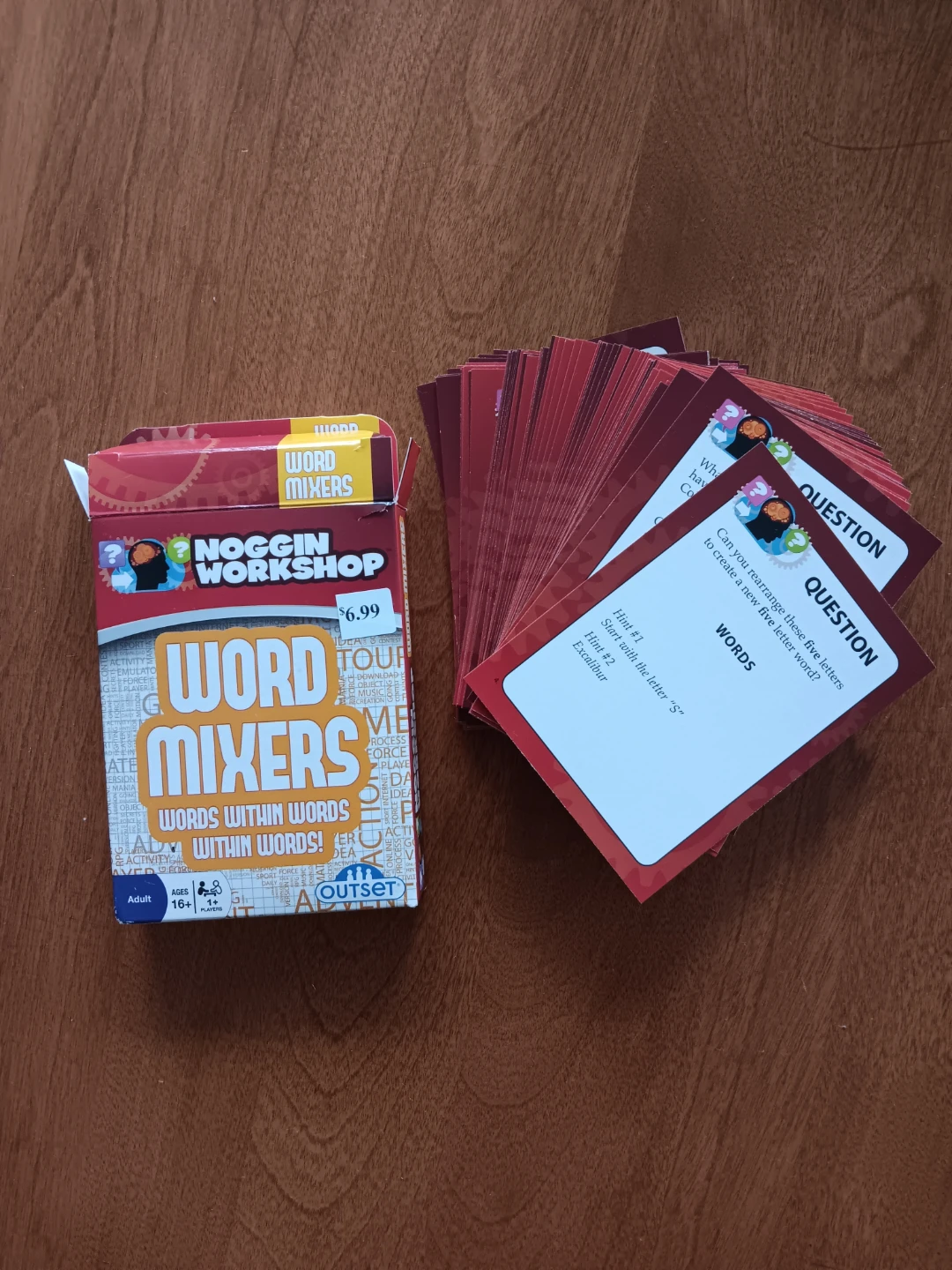 Card game: Word Mixers