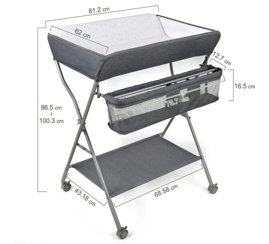 Maydolly Changing Table with Storage Baskets - photo 4
