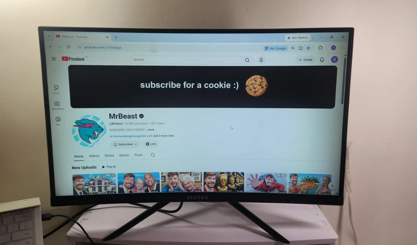 Viotek GN24C 24" FHD 144Hz Curved Gaming Monitor - photo 3