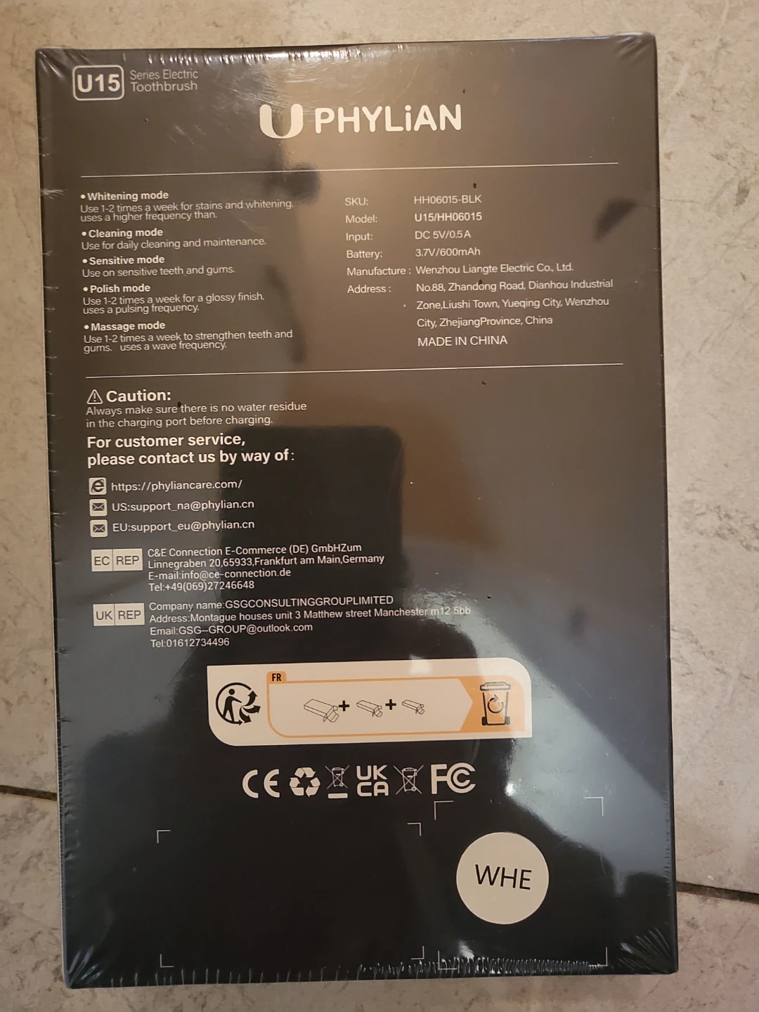PHYLIAN U15 Series Sonic Electric Toothbrush - photo 2