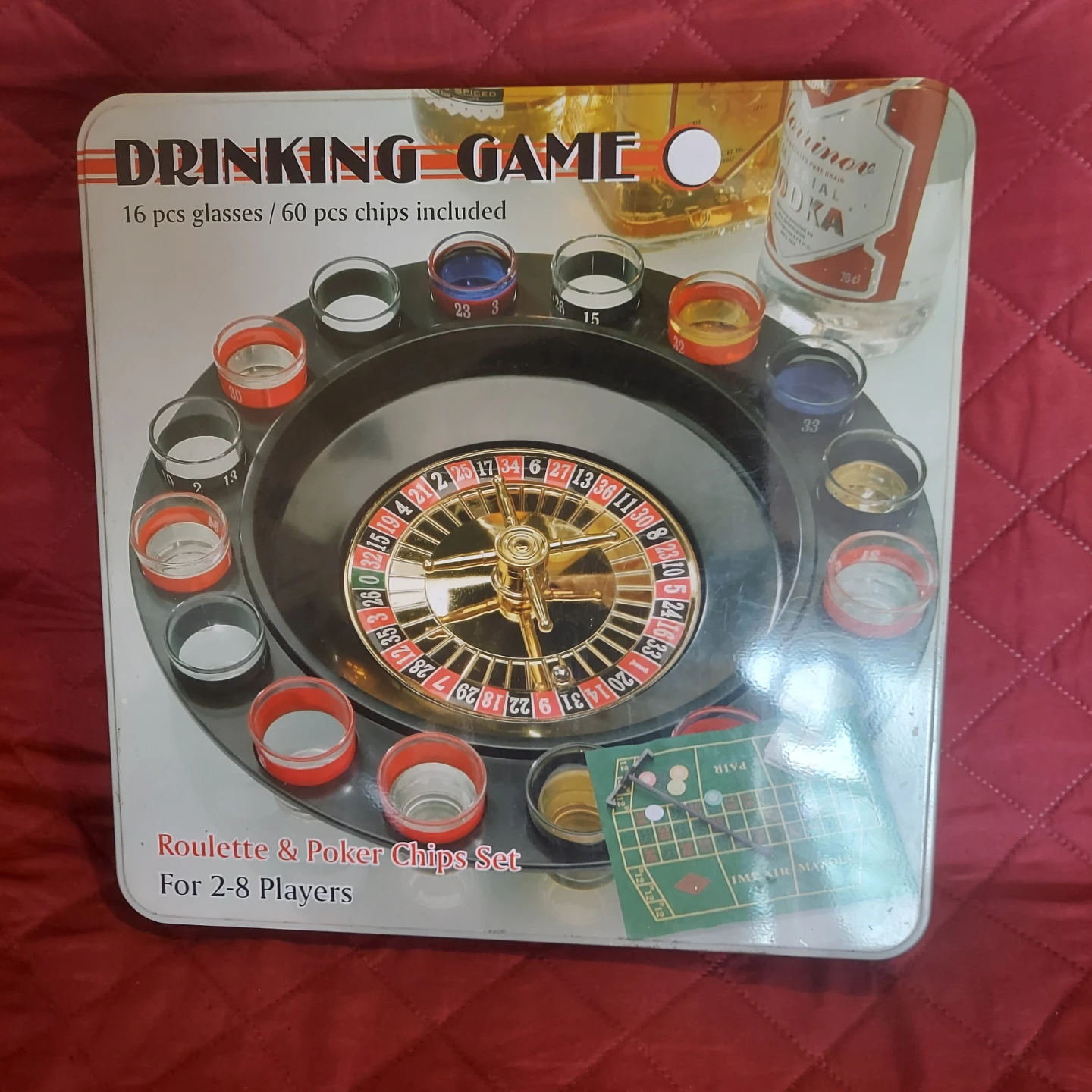 Drinking Game Roulette Wheel Set