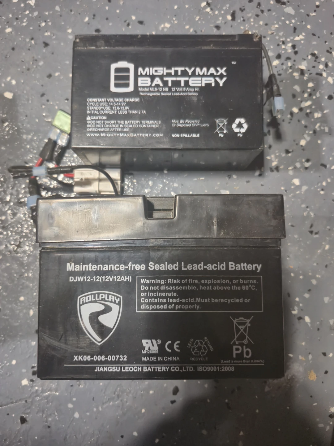 Mighty Max Battery ML9-12 NB 12V 9Ah Sealed Lead-Acid