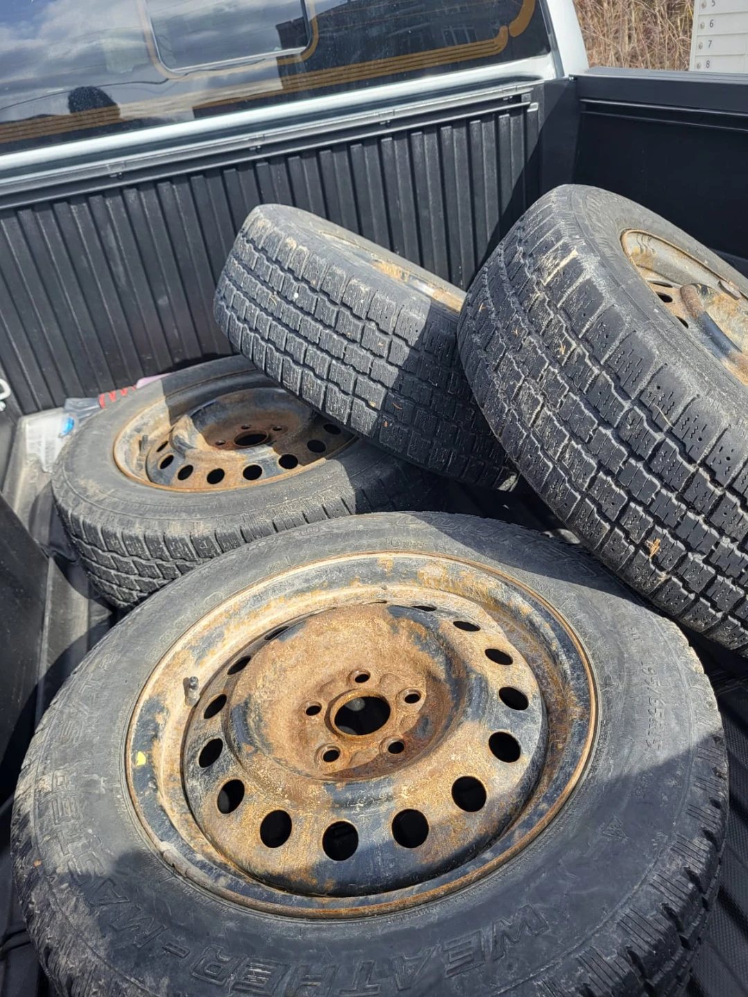Toyota corolla winter tires on rims
