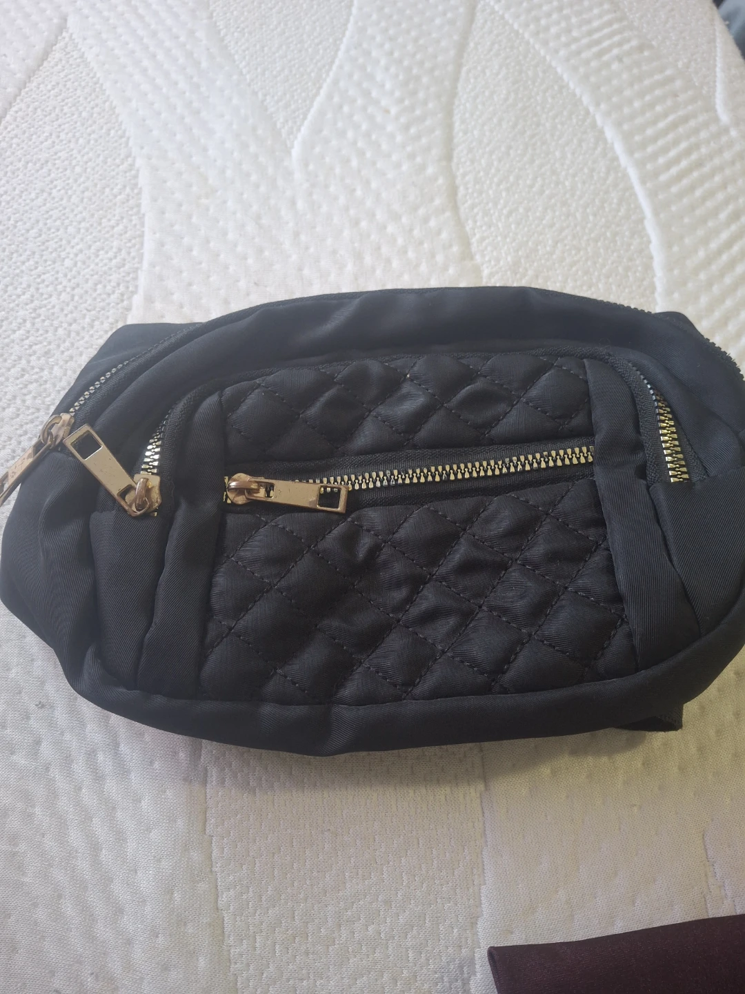 Black Quilted Fanny Pack - photo 3