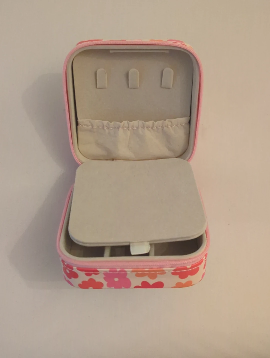 Floral Jewelry Box Organizer with Mirror - photo 3