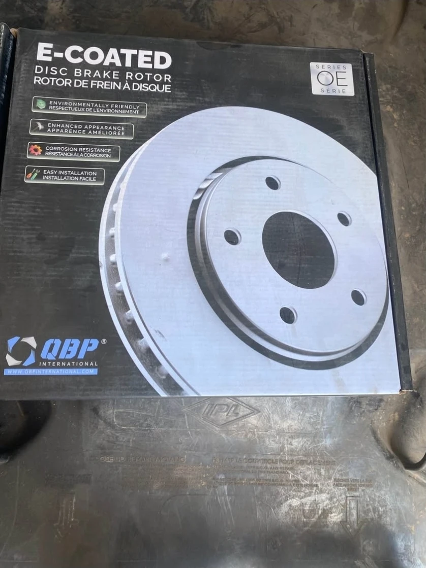 QBP International E-Coated Disc Brake Rotor